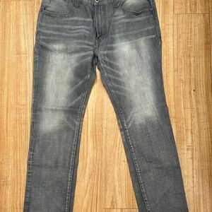 Express Men's Charcoal Slim Jeans